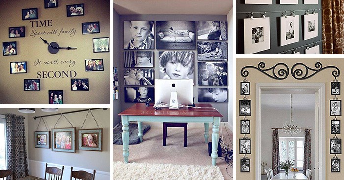 Featured image of post How To Display Family Photos On Wall - From my family photo experience, we hung a number of different images of various sizing on our wall and it looks incredibly professional yet totally fun, says paige.