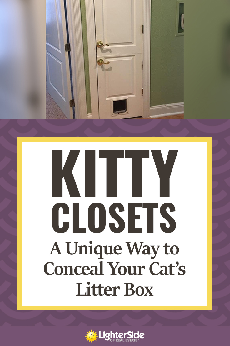 Litter box in closet hotsell